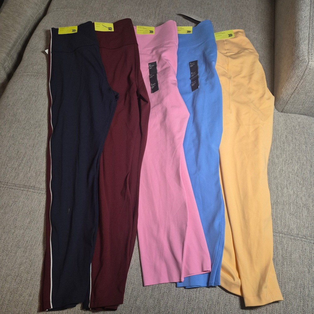 Lot of 5 All in Motion SuperFlex & Everyday Soft High Waisted Leggings Medium